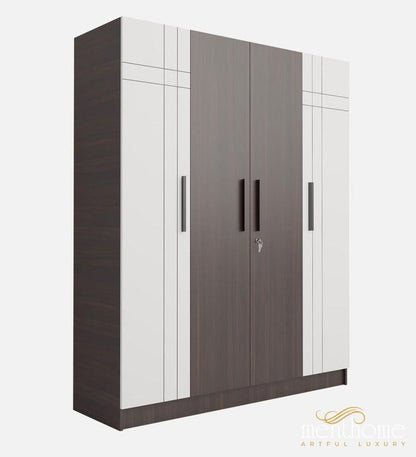 Ozone 4 Door Wardrobe in Maple Finish | Luxury Handmade Wardrobe