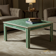 Handcrafted Green Bone Inlay Coffee Table | Luxury Handmade Coffee Table