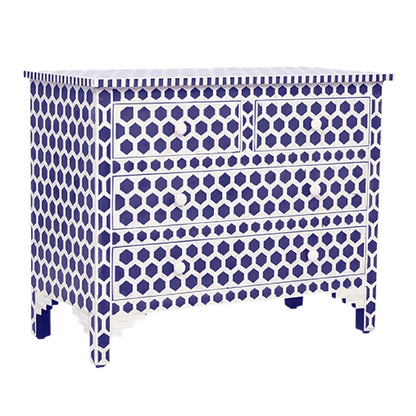 Bone inlay 4 Drawer Commode
