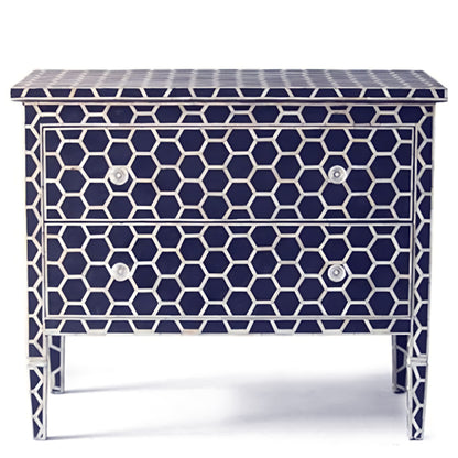 Black Bone Inlay Chest of Drawer Sideboard dresser