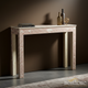 Handcrafted Floral Bone Inlay Console Table | Luxury Handmade Console
