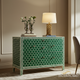 Green Bone Inlay Storage Dresser | Luxury Handmade Dresser