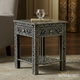 Elegant Bone Inlay Side Table | Luxury Handmade Side Table