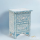 Bone Inlay Bedside Table Handmade Design Bone inlay Commode, Bone Inlay Drawer, Bone Inlay Furniture Pattern Furniture Handmade Wooden Table | Luxury Handmade Bedside Table