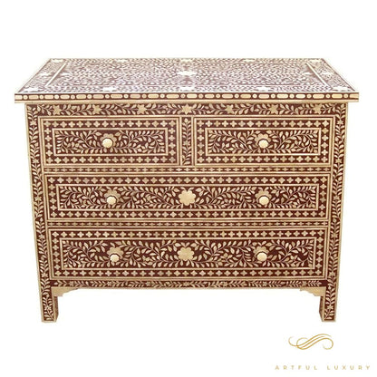 Leaf Pattern dressers | Luxury Handmade Dresser