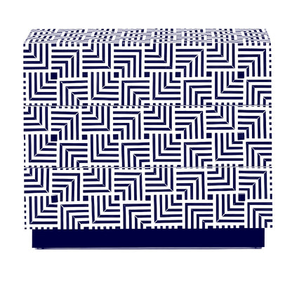Bone Inlay Wooden Modern Pattern Endtable, Sideboard, Drum, Bedside, Round Nightstand, Stool