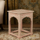 Handcrafted Inlay Wooden Side Table | Luxury Handmade Side Table