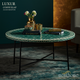 Luxur Green Mosaic Coffee Table | Luxury Handmade Coffee Table