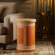 Elegant Greek Key Side Table | Luxury Handmade Side Table