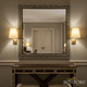 Elegant Dark Wood Ornate Mirror | Luxury Handmade Mirror