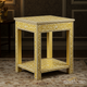 Elegant Hand-Painted Side Table | Luxury Handmade Side Table