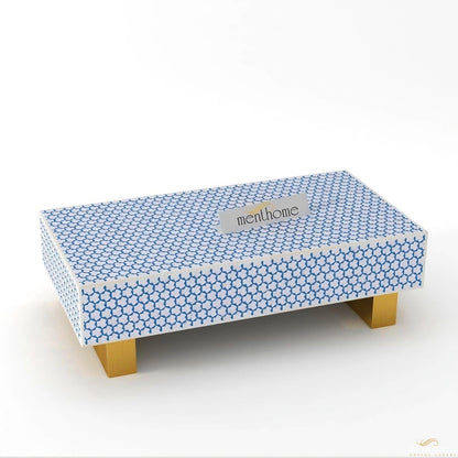 Modern Furniture Tarqua Coffee Table Bone Inlay | Luxury Handmade Coffee Table