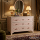 Handcrafted Floral Patterned Wooden Chest of Drawers | Luxury Handmade Dresser