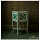 Green Inlay Bone Side Table with Drawer | Luxury Handmade Bedside Table