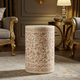 Floral Pattern Ceramic Garden Stool | Luxury Handmade Stool