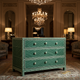 Elegant Green Wooden Chest of Drawers | Luxury Handmade Chest of Drawer