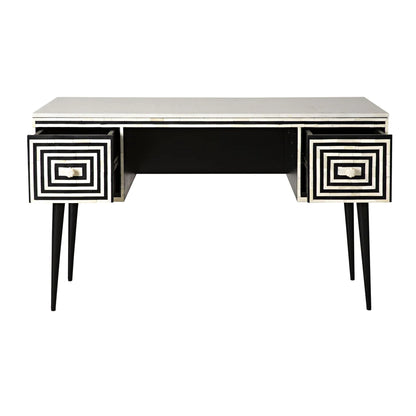 Bone Inlay Moroccan Desk