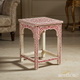 Handcrafted Decorative Inlay Side Table | Luxury Handmade Side Table