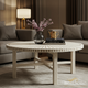 Modern Round Wooden Coffee Table | Luxury Handmade Coffee Table