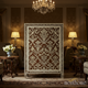 Elegant Handcrafted Wooden Cabinet with Intricate Inlay Design | Luxury Handmade Cabinet