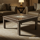 Handcrafted Inlaid Wooden Coffee Table | Luxury Handmade Coffee Table