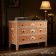 Hand-Painted Floral Pattern Wooden Chest of Drawers | Luxury Handmade Chest of Drawer