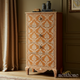 Vintage Hand-Painted Wooden Chest of Drawers | Luxury Handmade Tallboy