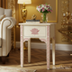 Hand-Painted Floral Accent Side Table | Luxury Handmade Bedside Table