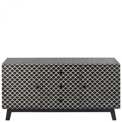 Bone Inlay fish scale TV unit