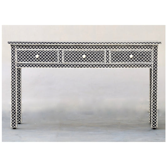 Bone inlay fish scale Desk 3 Drawer