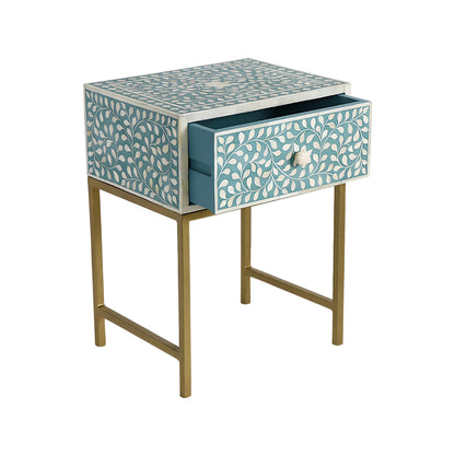 Bone Inlay Handmade Nightstand