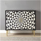 Handmade Bone Inlay Sideboard - Black