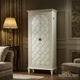 Elegant Ivory Patterned Storage Cabinet | Luxury Handmade Tallboy