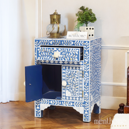 MOP Bedside Table with One Drawer | Luxury Handmade Bedside Table