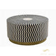 Bone Inlay Zig Zag Coffee Table | Luxury Handmade Coffee Table
