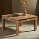 Intricately Handcrafted Wooden Inlay Coffee Table | Luxury Handmade Coffee Table