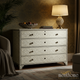 Elegant Bone Inlay Four Drawer Dresser | Luxury Handmade Chest of Drawer