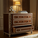 Classic Wooden Chest of Drawers with Decorative Inlay | Luxury Handmade Chest of Drawer