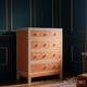 Handcrafted Coral Bone Inlay Chest of Drawers | Luxury Handmade Tallboy