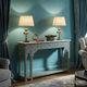 Intricately Designed Inlay Console Table | Luxury Handmade Console