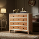 Handcrafted Floral Inlay Chest of Drawers | Luxury Handmade Chest of Drawer