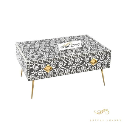 Handmade resin Inlay Wood Modern Coffee Table Furniture | Luxury Handmade Coffee Table
