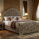 Luxury Handcrafted Inlay Wooden Bed Frame