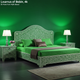 Lixarrus Embellished Green King Bed Set