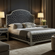 Luxury Moroccan-Inspired Inlaid Bed Frame