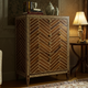Elegant Wooden Chest of Drawers with Inlay Design | Luxury Handmade Tallboy