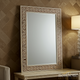 Elegant Decorative Wall Mirror with Geometric Frame | Luxury Handmade Mirror