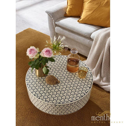 Modern Bone Inlay Handmade Coffee Table | Luxury Handmade Coffee Table