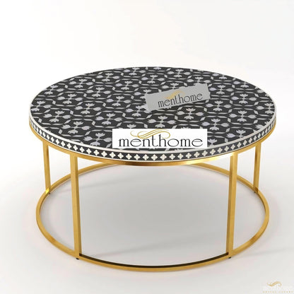 Centre Table | Bone Inlay Coffee Table | Luxury Handmade Coffee Table