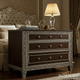 Elegant Dark Wood Chest of Drawers with Intricate Inlay Design | Luxury Handmade Chest of Drawer